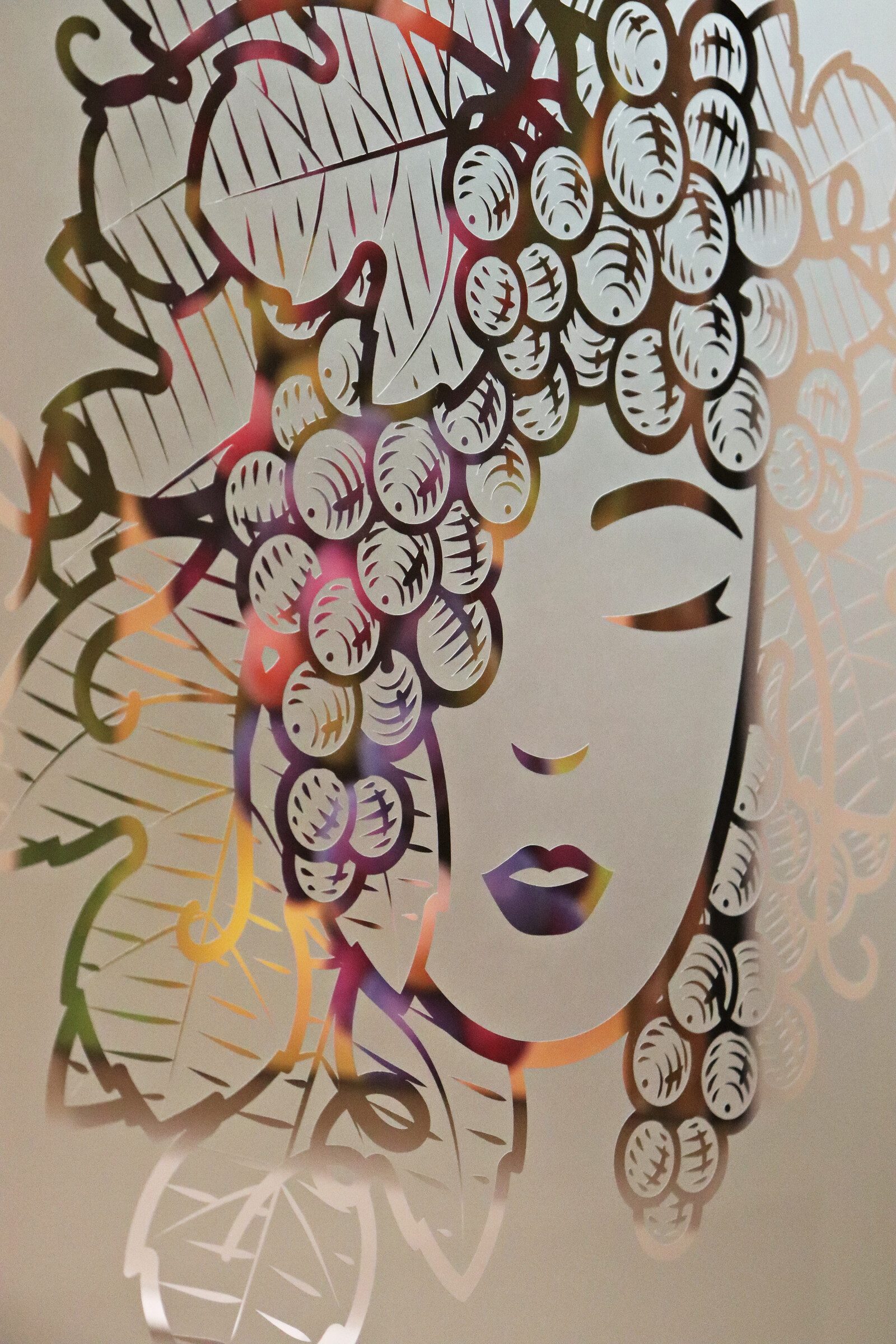 Wall art inside Hoppinâ Vines
